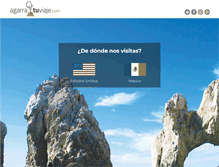Tablet Screenshot of agarratuviaje.com